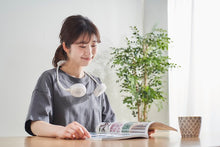 画像をギャラリービューアに読み込む, 両手が自由に使える首掛けタイプ『充電式ネックファン』 1台