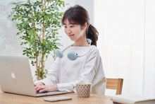 画像をギャラリービューアに読み込む, 両手が自由に使える首掛けタイプ『充電式ネックファン』 1台